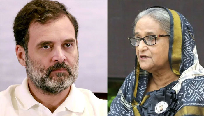 ফ্যাসিস্ট হাসিনার বিষয়ে নাক গলাতে চান না রাহুল গান্ধী